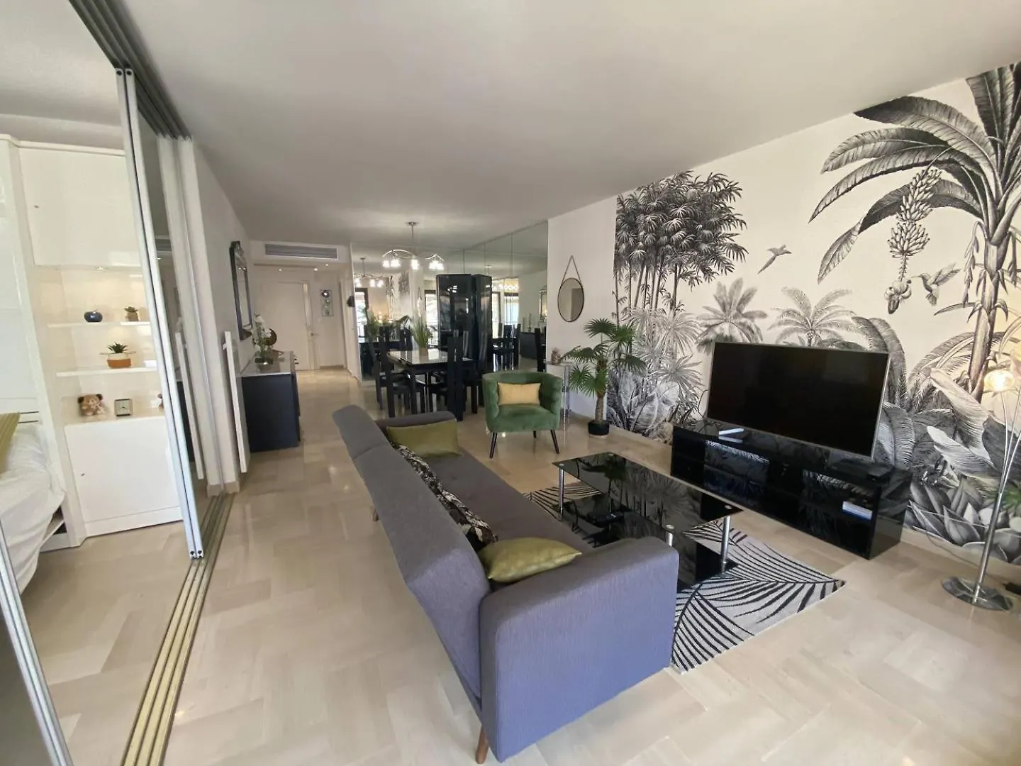 Cannes Croisette - Appartement 3 Pieces Residence Gray D'Albion 아파트